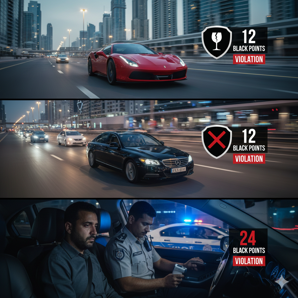 How Many Black Points are Allowed in Dubai